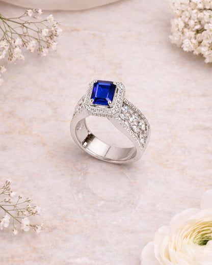Regent Royale Neelam Ring (925 Silver)