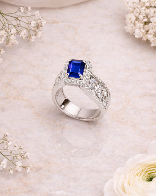 Regent Royale Neelam Ring (925 Silver)