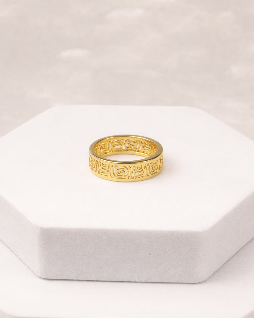 Rosè Band Ring (925 Silver)