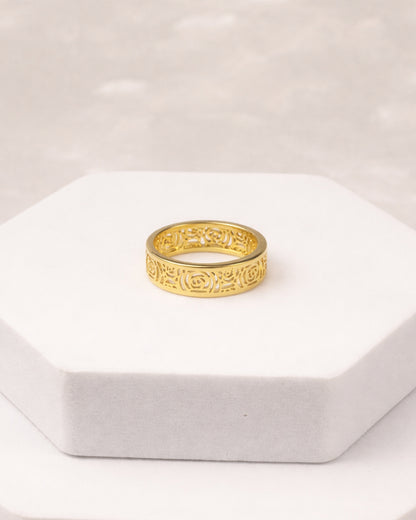 Rosè Band Ring (925 Silver)