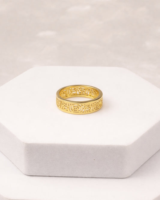 Rosè Band Ring (925 Silver)