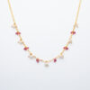 Freshwater pearl or ruby necklace