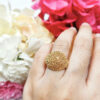 Silver dome ring
